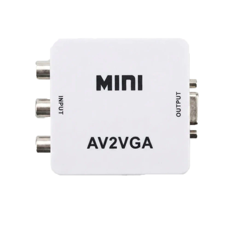 تبدیل AV TO VGA CONVERSION با کابل