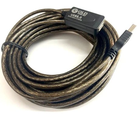 کابل افزایش طول USB برددار 10 متر گلد اسکار