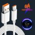 کابل تبدیل فست شارژ USB به USB-C اوی 6 آمپر طول 1 متر