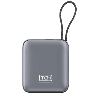 پاوربانک 22.5 وات تی سی اچ مدل Mini 1020 ظرفیت 10000 میلی‌آمپرساعت به همراه کابل تبدیل USB-C به لایتنینگ