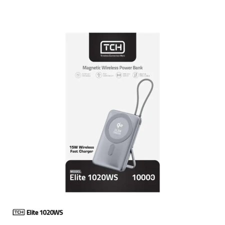 پاوربانک 22.5 وات تی سی اچ مدل Elite 1020WS ظرفیت 10000 میلیآمپرساعت