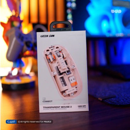 ماوس بی سیم گرین لاین مدل Transparent Mouse 2