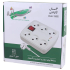 محافظ برق کامپیوتر و صوتی تصویری 6 خانه تیراژه S5000 طول کابل 3 متر