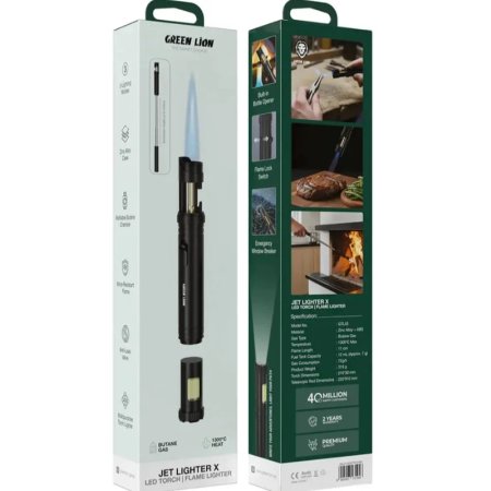 فندک آشپزخانه گرین لاین مدل JET LIGHTER X