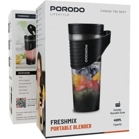 شیکر شارژی پرودو مدل Fresh Mix PDLFST204 گنجایش 0.46 لیتر