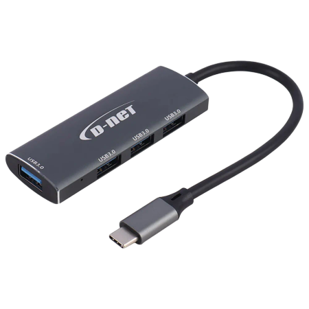 هاب 4 پورت Type-C دی نت DT-430