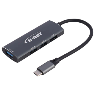 هاب 4 پورت Type-C دی نت DT-430 هاب 4 پورت Type-C دی نت DT-430