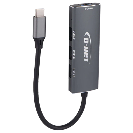 هاب 4 پورت Type-C دی نت DT-430