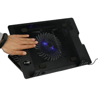 پایه خنک کننده لپ تاپ پی نت مدل P-701 پایه خنک کننده لپ تاپ پی نت مدل P-701