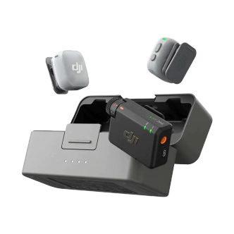 میکروفن یقهای بی سیم دی جی آی مدل Mic Mini 2 Combo دو کاربره میکروفن یقهای بی سیم دی جی آی مدل Mic Mini 2 Combo دو کاربره