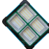 پروژکتور خورشیدی سولار 288 ال ای دی 6 باتری قابل تعویض solar 228 led