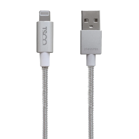 کابل تبدیل USB به لایتنینگ تسکو مدل TC i 400 طول 1 متر