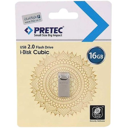 فلش مموری پریتک مدل cubic ظرفیت 16گیگابایت usb2