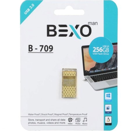 فلش مموری بکسو مدل BEXO B-709 USB3.0 با ظرفیت 256 گیگابایت
