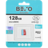 کارت حافظه microSDXC بکسو مدل 600X کلاس 10 استاندارد UHS-I U3 سرعت 90MBps ظرفیت 128 گیگابایت