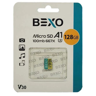 کارت حافظه‌ microSDXC بکسو مدل X667 کلاس 10 استاندارد UHS-I U3 سرعت 100MBps ظرفیت 128 گیگابایت