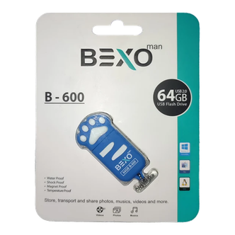 فلش مموری بکسو مدل B-600 ظرفیت 64 گیگابایت با رابط USB2