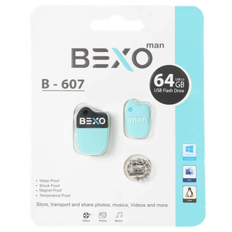 فلش مموری بکسو مدل B-607 ظرفیت 64 گیگابایت با رابط USB2