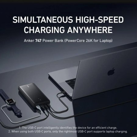 پاوربانک انکر مدل PowerCore III Elite A1291 ظرفیت 25600 میلی آمپرساعت