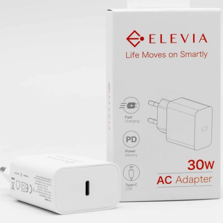 شارژر دیواری 30 وات الویا مدل EL-OC30000DB