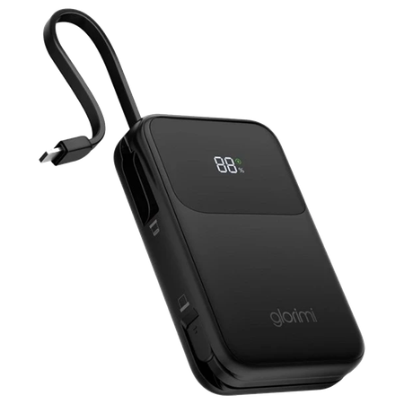 پاوربانک 45 وات گلوریمی مدل ACTIVECORE ظرفیت 20000 میلیآمپرساعت به همراه دو کابل USB-C و لایتنینگ