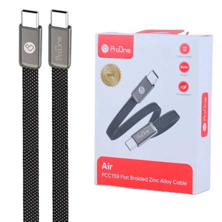 کابل دو سر تایپ سی فست شارژ 60 وات پرووان Air PCC159 طول 1.2 متر