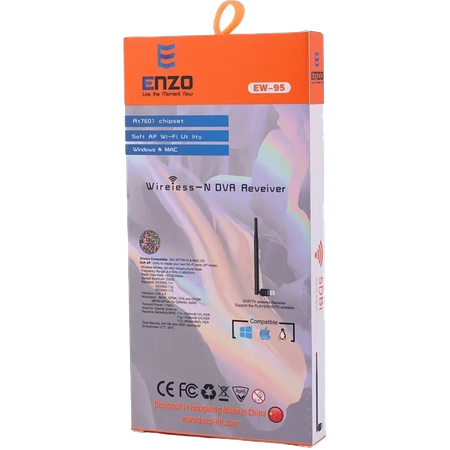 دانگل وای فای انزو مدل EW-95 آنتن دار ۳۰۰ مگابیت