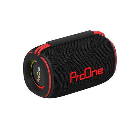 اسپیکر بلوتوثی قابل حمل پرووان مدل PSB4119 با بدنه سیلیکونی و چراغ قوه