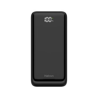 پاوربانک هترون مدل HPB1055G ظرفیت 10000 میلی‌آمپر ساعت