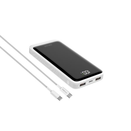 پاوربانک هترون مدل HPB1055G ظرفیت 10000 میلی‌آمپر ساعت
