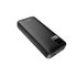 پاوربانک هترون مدل HPB2050 با ظرفیت 20000 میلیآمپر ساعت، دو پورت USB-A، یک پورت TYPE-C، صفحه نمایش LCD و کابل 65 وات بومی