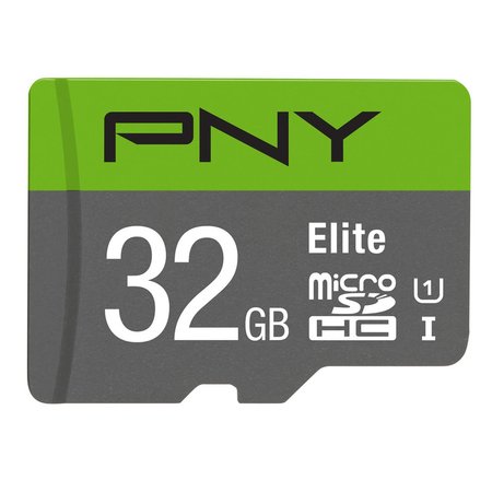 کارت حافظه microSD پی ان وای ظرفیت 32 گیگابایت با سرعت خواندن 100 مگابایت بر ثانیه