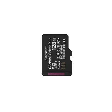 کارت حافظه microSDXC کینگستون مدل CANVASسرعت 150MBps ظرفیت 128 گیگابایت به همراه تبدیل SD