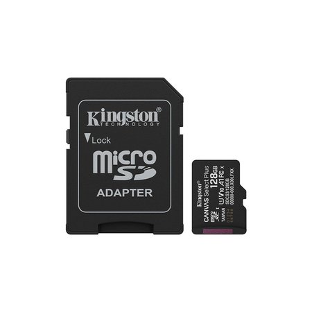 کارت حافظه microSDXC کینگستون مدل CANVASسرعت 150MBps ظرفیت 128 گیگابایت به همراه تبدیل SD