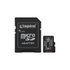 کارت حافظه microSDXC کینگستون مدل CANVASسرعت 150MBps ظرفیت 128 گیگابایت به همراه تبدیل SD