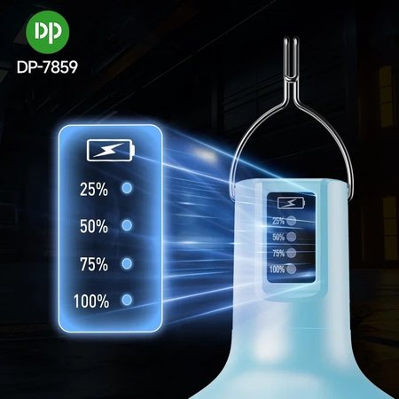 لامپ شارژی دی پی مدل DP-7859 ظرفیت ۳۸ وات