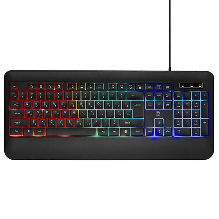 کیبورد مخصوص بازی پی نت مدل KB1400 باسیم با نورپردازی RGB