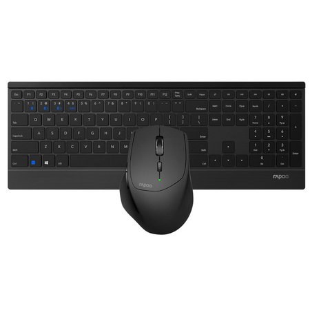 کیبورد و ماوس بی‌سیم رپو مدل 9500M