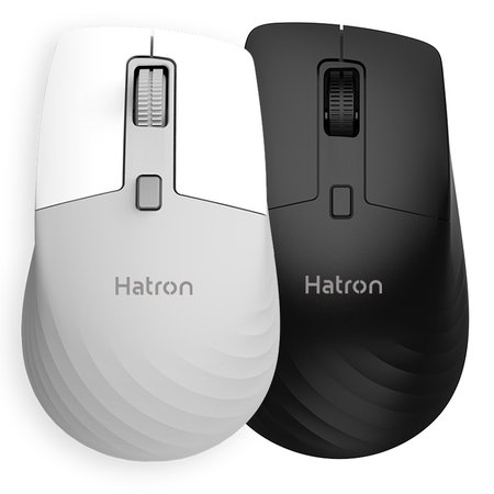 ماوس بی‌سیم هترون مدل HMBW119SL با اتصال بلوتوث و دانگل USB