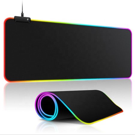 ماوس پد گیمینگ رپو مدل VP610 RGB XL با سطح میکروفیبر و نورپردازی RGB