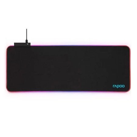 ماوس پد گیمینگ رپو مدل VP610 RGB XL با سطح میکروفیبر و نورپردازی RGB