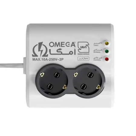 محافظ ولتاژ 2 خانه کابل‌دار مدل P4000