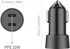 شارژر فندکی 33 وات بودی مدل CC622RTLB با دو خروجی USB-C و کابل شارژ USB-C به لایتنینگ
