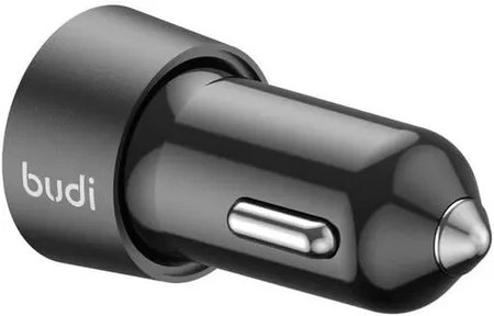 شارژر فندکی 33 وات بودی مدل CC622RTLB با دو خروجی USB-C و کابل شارژ USB-C به لایتنینگ