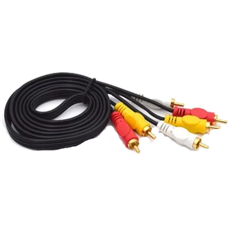 کابل 3 به 3 صدا و تصویر (RCA) انزو (ENZO) طول 1.5 متر مدل AV33
