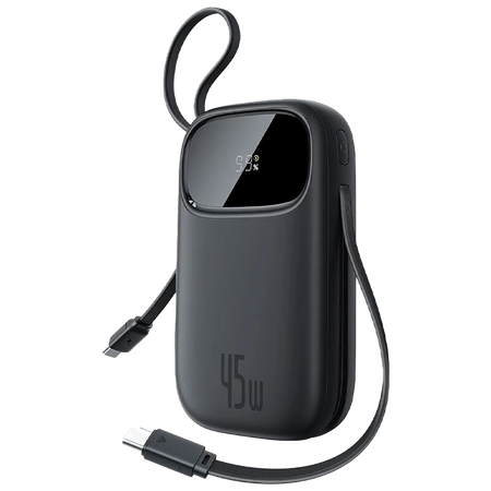 پاور بانک فست شارژ باسئوس QPow 3 P10082105123 PD 45W ظرفیت 20000 میلی آمپر ساعت