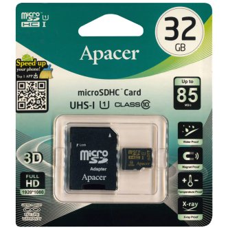 کارت حافظه microSDHC اپیسر کلاس 10 استاندارد UHS-I U1 سرعت 85MBps همراه با آداپتور SD ظرفیت 32 گیگابایت کارت حافظه microSDHC اپیسر کلاس 10 استاندارد UHS-I U1 سرعت 85MBps همراه با آداپتور SD ظرفیت 32 گیگابایت
