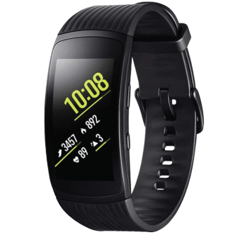 مچ بند هوشمند سامسونگ مدل Gear Fit 2 Pro Black سایز بزرگ